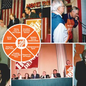 Collage of Faye Wilsone; The Home Depot.
