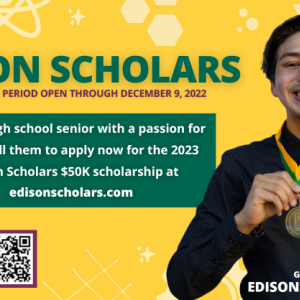 "Edison Scholars Application period now open"