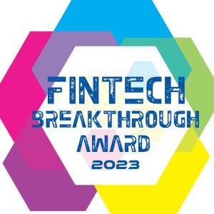 "Fintech Breakthrough Award 2023" badge