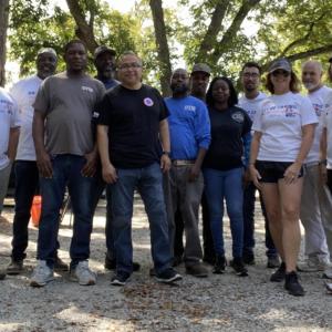 Otis Florence colleagues volunteer team