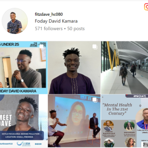 Foday David Instagram profile