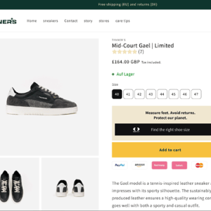 screenshot of online portal