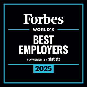 Forbes World's Best Employers 2025 logo