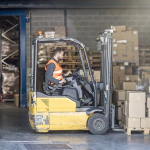 worker in warehouse