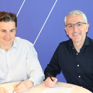 Jose La Loggia and Francesco Incalza sign STEM Alliance contract