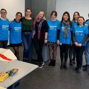 Volunteers group photo