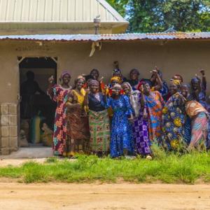 Group of people outside 