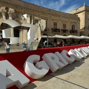 Large letters spell out G7 Agricoltura...