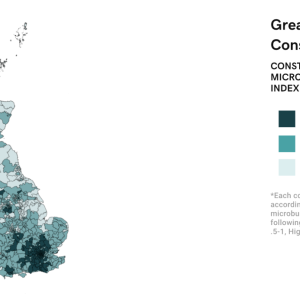 Map of Great Britian. Great Britain Constituencies CONSTITUENCY MICROBUSINESS DENSITY INDEX High (1+) Medium (.5-1) Low (0-5) *Each constituency is colored according to its Q1 2021 microbusiness density using the following ranges: Low 0-.5, Medium .5-1. High 1+.