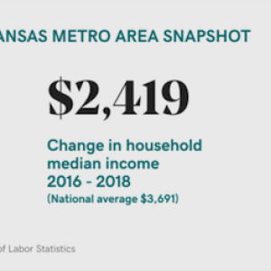 JONESBORO, ARKANSAS METRO AREA SNAPSHOT 1.7 Microbusinesses per 100 people (National average 3.3) $2.419 Change in household median income 2016 - 2018 (National average $3.691) 4.3% Unemployment rate as of Jan. 2021 (National average 6.8)
