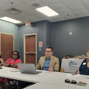 Grantees from GHA, GHCA and SEEA with members of the funding collaborative