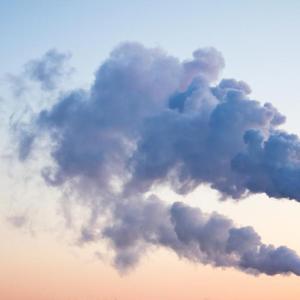 Vapor Emitting from Smoke Stacks