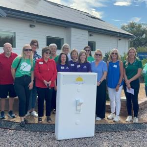 Community Garden Kitchen and Green Mountain Energy Sun Club "Flip the Switch" on Solar!
