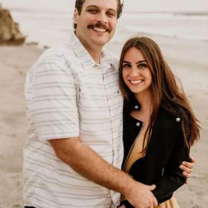 Gabi and her husband.