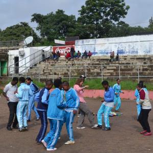 people playing together