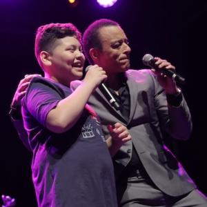 HARMAN Music Will event shown with two performers on stage.