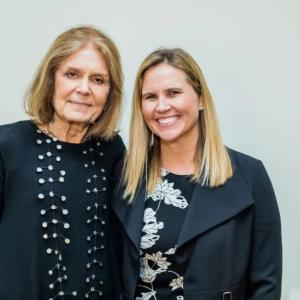 Amber with Gloria Steinem