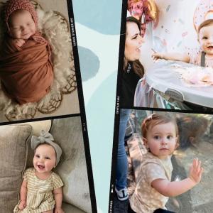 Photo montage of four babies. 
