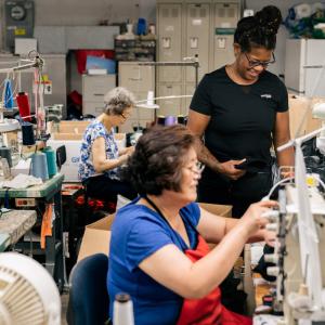 WhitePaws RunMitts factory.