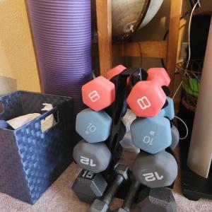 Kara Federow home gym.