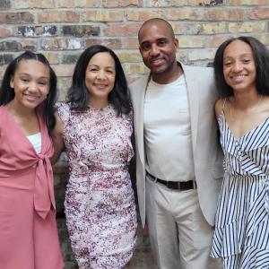 Ishmael Obleton and his family.