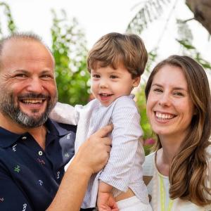 Selina Bieber and her family.