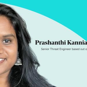 Prashanthi Kanniappan Murthy Senior Threat Engineer based out of Kirkland, Washington