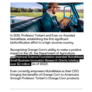 Torbert shown inside of a pickup truck.