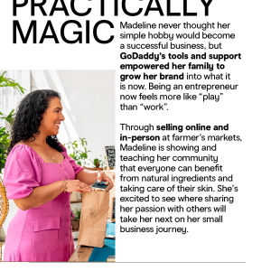 Practically magic: Madeline never thought her simple hobby would become a successful business.