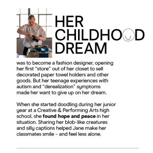 Her Childhood dream.