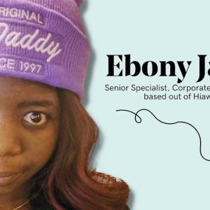 Ebony Janelle, senior specialist CSR., GoDaddy.