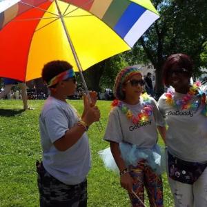 Ebony Janelle in the park.
