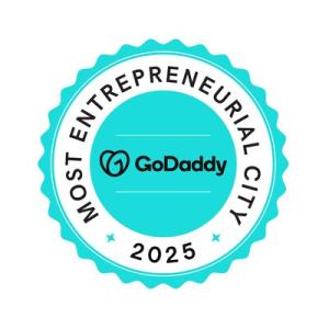 GoDaddy Most Entrepreneurial City 2025.