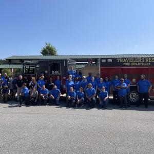 Saint-Gobain and Good 360 team members shown.