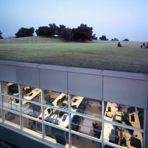 Grass roof office