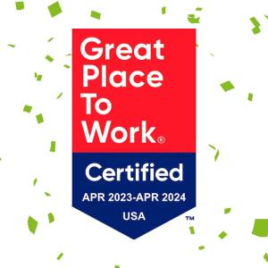 Great Place to Work Certified badge