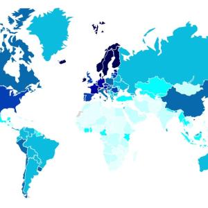 Sustainable Competitiveness World Map 2021