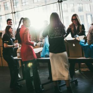 Tapestry employees volunteering