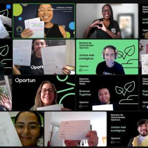 screenshot of a virtual meeting