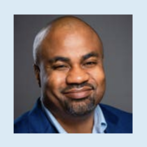 Headshots of Dr. Leesha Ellis-Cox, Dr. Welton Washington and Hara Oyedeji, PNP