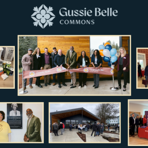 Gussie Belle Commons photo montage from the opening.