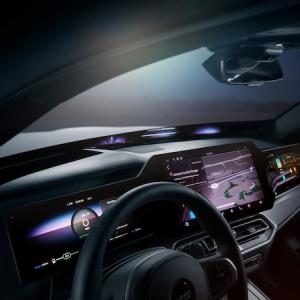 HARMAN audio technology shown in the interior of a car.