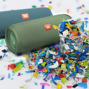 JBL products with sustainable packaging.