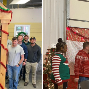 Group photo of Path to Pro team and Habitat for Humanity team.