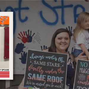 Strom family photo and inset photo of Alexis.