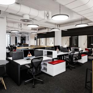 MAC Cosmetics Global Headquarters - open workspace