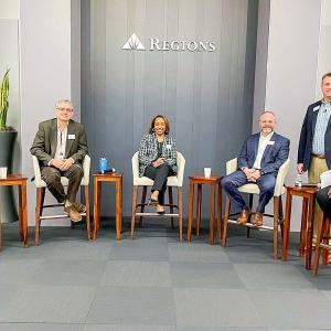 HR panel sat on chairs