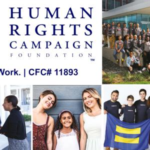 Human Rights Campaign photo collage