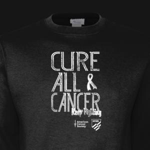 Champion: Cure All Cancer hoodie.