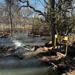 Headgate on west clear creek.